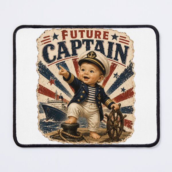 Item preview, Future Captain Baby Vintage Nautical designed and sold by NucciCollective.