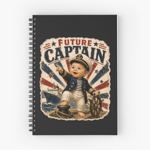 Item preview, Future Captain Baby Vintage Nautical designed and sold by NucciCollective.