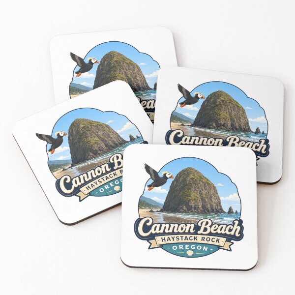 Item preview, Cannon Beach, Haystack Rock, Oregon - Tufted Puffin designed and sold by Myra365Art.