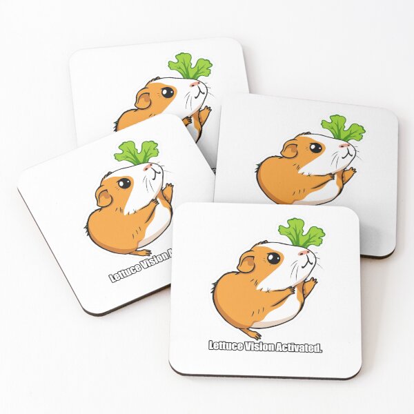 Item preview, Guinea Pig - Lettuce Vision Activated - Funny Guinea Pig Gift designed and sold by pawdrops.
