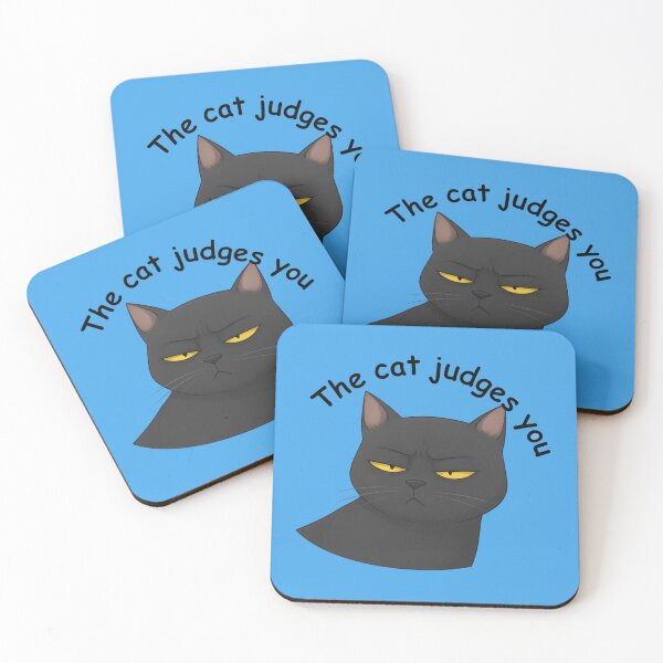 Item preview, The cat judges you designed and sold by Not Van Gogh Store.