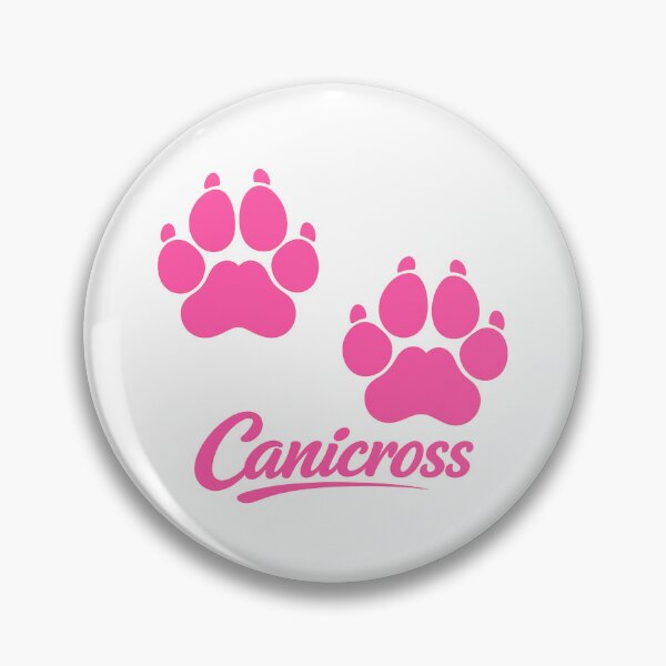 Item preview, Canicross – Pink Double Dog Paw Prints designed and sold by OTSC.
