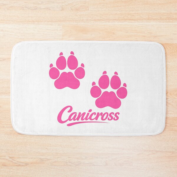 Item preview, Canicross – Pink Double Dog Paw Prints designed and sold by OTSC.