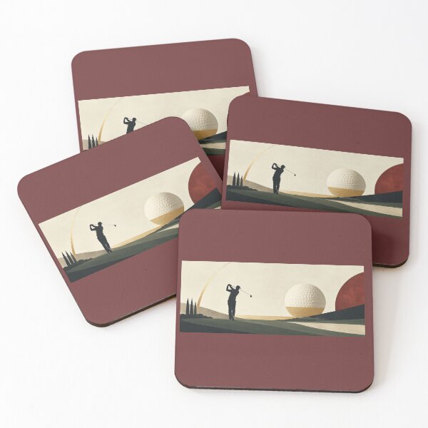 Artikelvorschau, Bewegung und Form – Golfer – Mann entworfen und verkauft von AcornAndPebble.