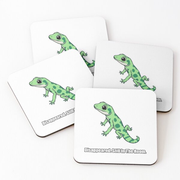 Item preview, Gecko - Disappeared Still In The Room - Funny Gecko Gift designed and sold by pawdrops.