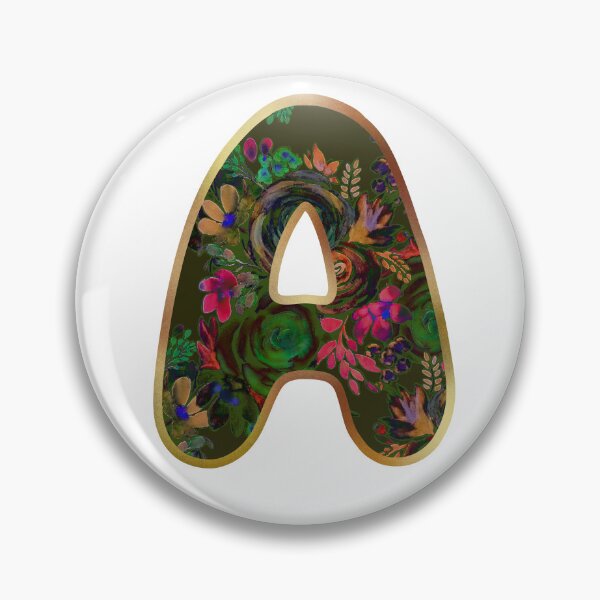 Item preview, A alphabet letter Floral Lettering  designed and sold by elenabdesigns.