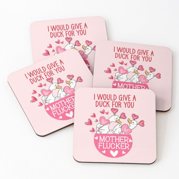 Item preview, I Would Give A Duck For You Mother Flucker - Funny Romantic Duck Pun designed and sold by the-Z3nith.