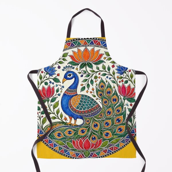 Item preview, Colorful Peacock illustration in watercolor style designed and sold by Ink Matrix.
