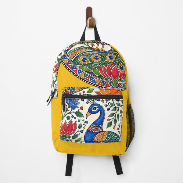Item preview, Colorful Peacock illustration in watercolor style designed and sold by Ink Matrix.