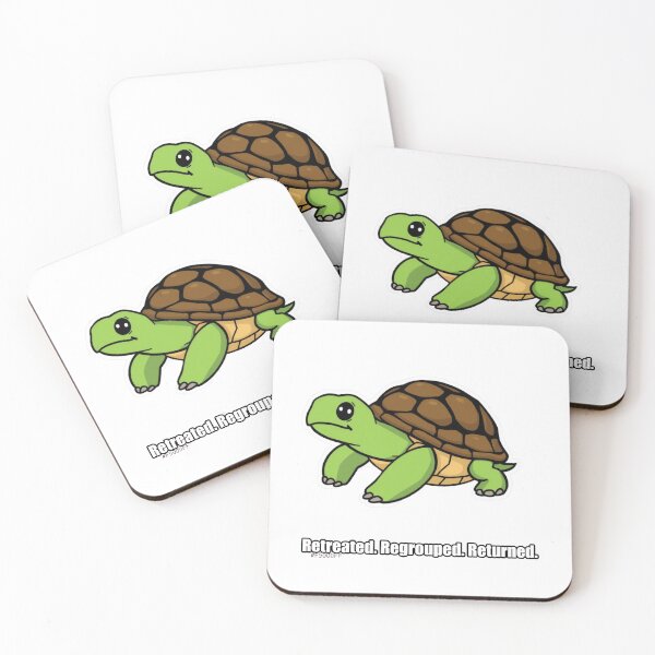 Item preview, Turtle - Retreated Regrouped Returned - Funny Turtle Gift designed and sold by pawdrops.