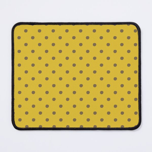 Item preview, Brown and Mustard Yellow Polka Dots | Minimalist Brown Dots on Mustard Pattern | Golden Mustard and Brown Dots | Rustic Mustard and Brown Dotted | Retro Mustard Polka Dots designed and sold by VivaFy.