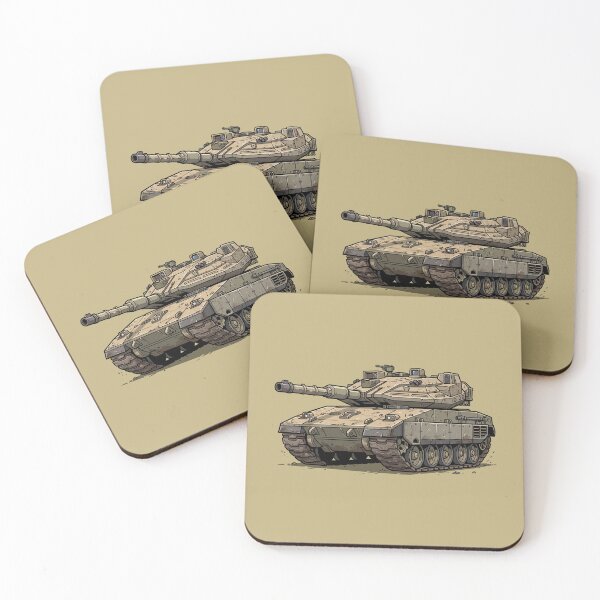 Item preview, Merkava Tank – Cartoon Illustration designed and sold by IDGY_de.
