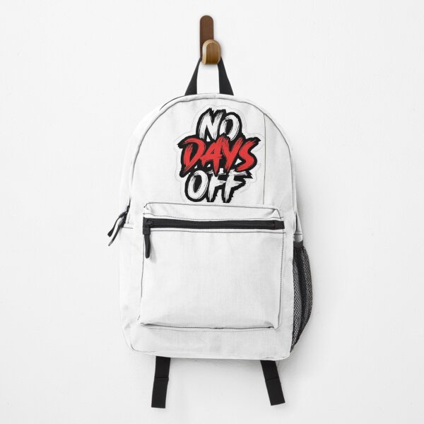 Item preview, No Days Off Motivational Bold Typography Sticker designed and sold by MAStrends.