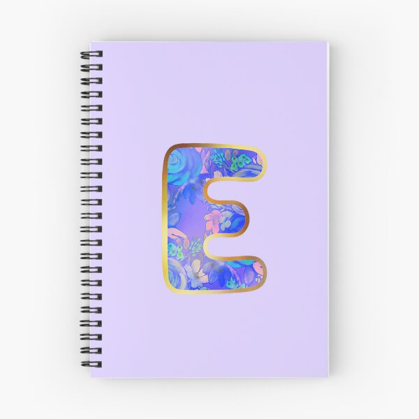Item preview, E alphabet letter Floral Lettering  designed and sold by elenabdesigns.
