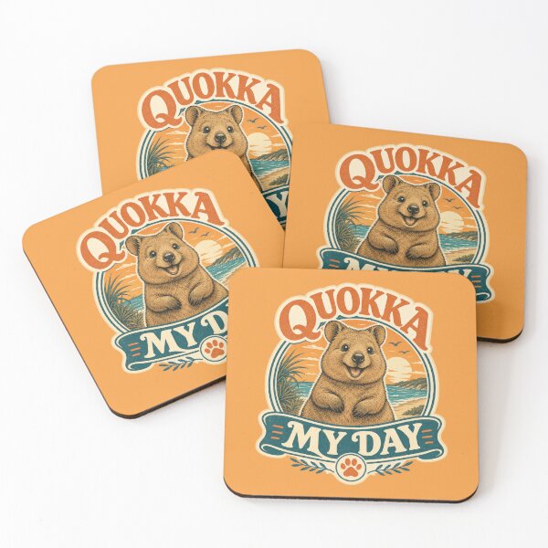 Item preview, Quokka My Day Happy Australian Beach Sunset designed and sold by AntiqueImages.