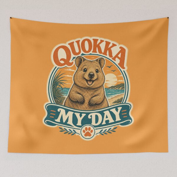 Item preview, Quokka My Day Happy Australian Beach Sunset designed and sold by AntiqueImages.