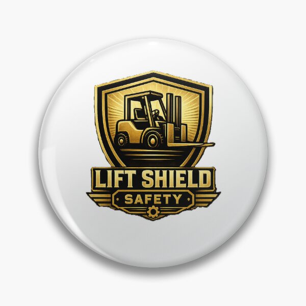 Item preview, Lift Shield Safety Forklift Operator Logo designed and sold by RetroNibylander.