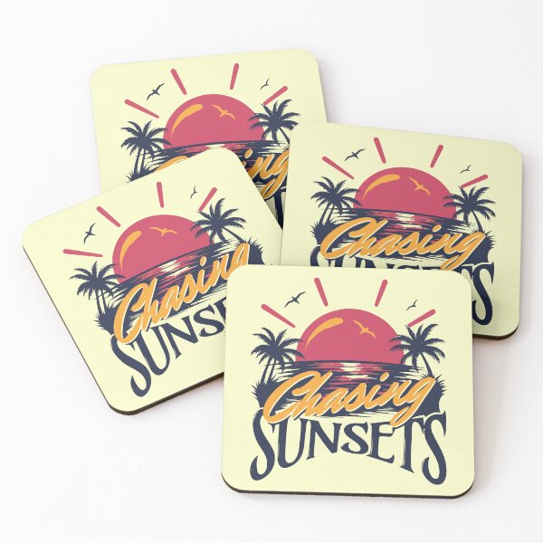 Item preview, Chasing Sunsets Classic Americana Retro Cruise Trip Vintage Graphic designed and sold by illeN-Art-World.