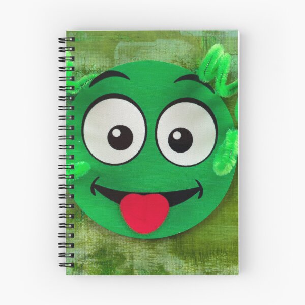 Item preview, Playful Green Emoji With Smiling Face designed and sold by sneidere9dace.