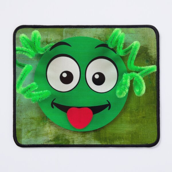 Item preview, Playful Green Emoji With Smiling Face designed and sold by sneidere9dace.
