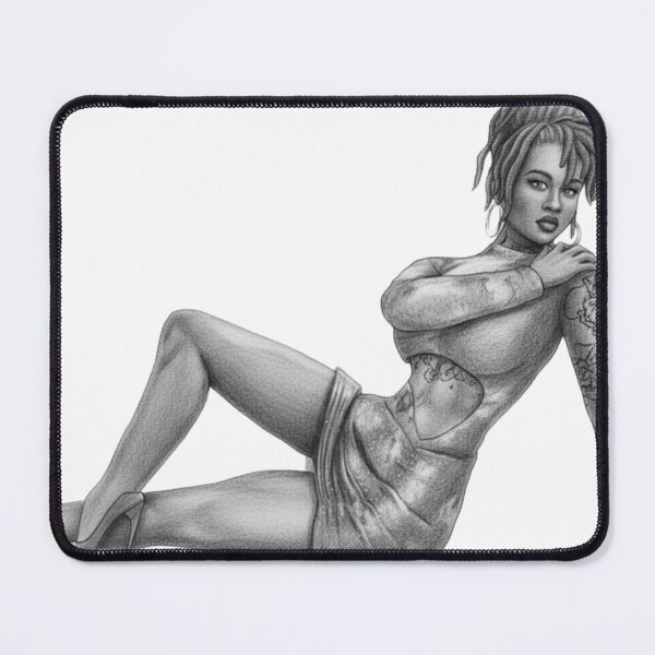 Item preview, Lady of the Night Posing Seductively designed and sold by QueenNightLife.