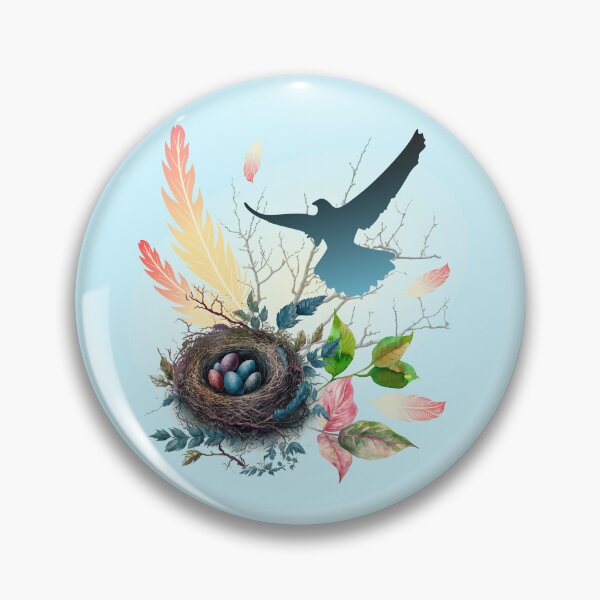 Item preview, Nature Bird Collage designed and sold by Sachie's Studio.