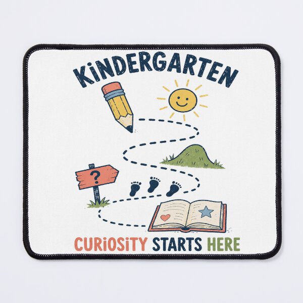 Item preview, Kindergarten Teacher Shirt – Curiosity Starts Here Trail Map designed and sold by POD DYNASTY | Original Print On Demand T-Shirt Graphics.