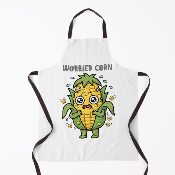 Item preview, Worried Corn designed and sold by CodeDragon Designs.