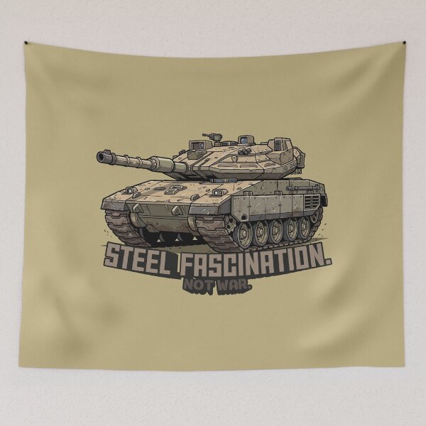 Item preview, Merkava Tank – Steel Fascination. Not War. designed and sold by IDGY_de.