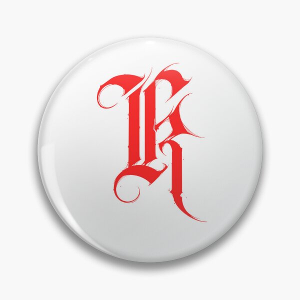 Artikelvorschau, Gothic K | Dunkler Alternativbuchstabe (Rote Version) entworfen und verkauft von byKira-Dark.