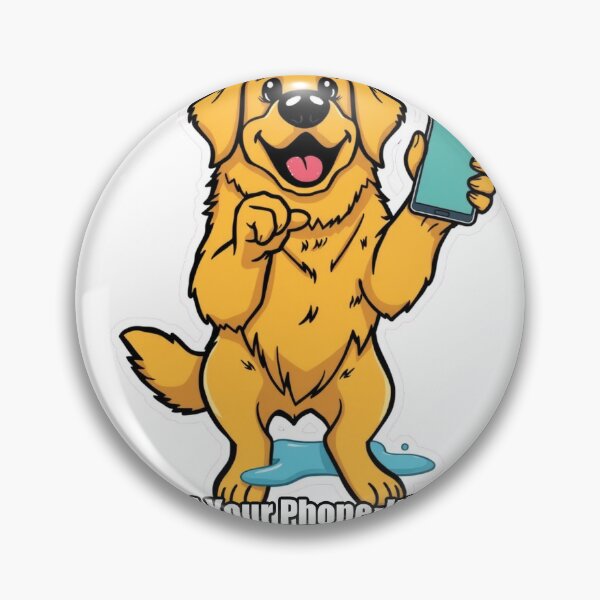 Item preview, Golden Retriever - Found Your Phone Its Wet - Funny Dog Gift designed and sold by pawdrops.