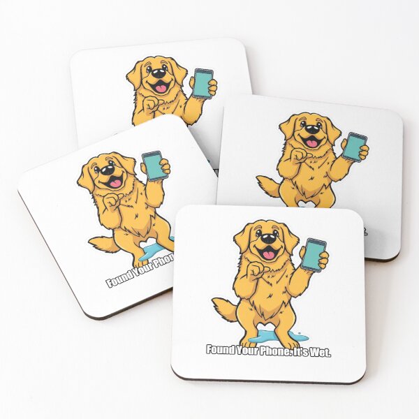 Item preview, Golden Retriever - Found Your Phone Its Wet - Funny Dog Gift designed and sold by pawdrops.