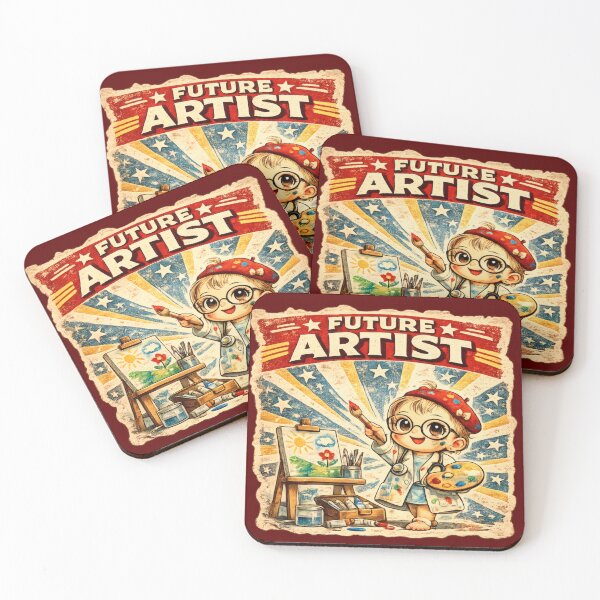 Item preview, Future Artist Baby Vintage Painter designed and sold by NucciCollective.