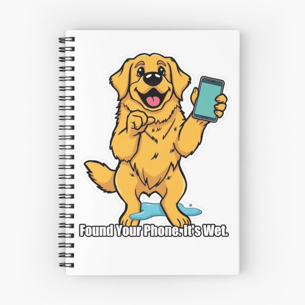 Item preview, Golden Retriever - Found Your Phone Its Wet - Funny Dog Gift designed and sold by pawdrops.