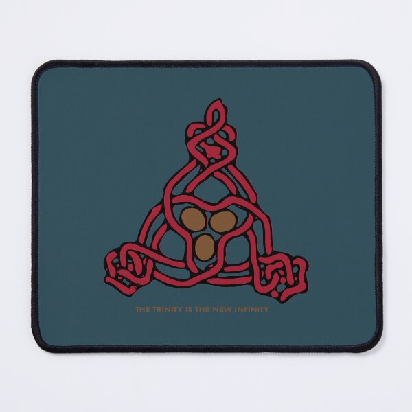 Item preview,  Celtic Trinity Arrow – Modern Sacred Knotwork Symbol– Mystic Teal Edition designed and sold by Macramellennias.