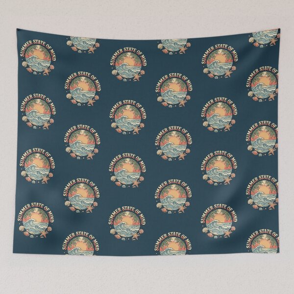 Item preview, Summer State Of Mind Vintage Beach Sunset Ocean Wave designed and sold by PACS0011.