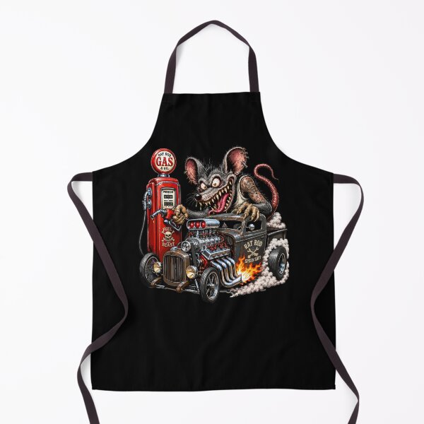 Item preview, Monster Rat Hotrod Pickup Truck Gas Station Garage Art designed and sold by hobrath.