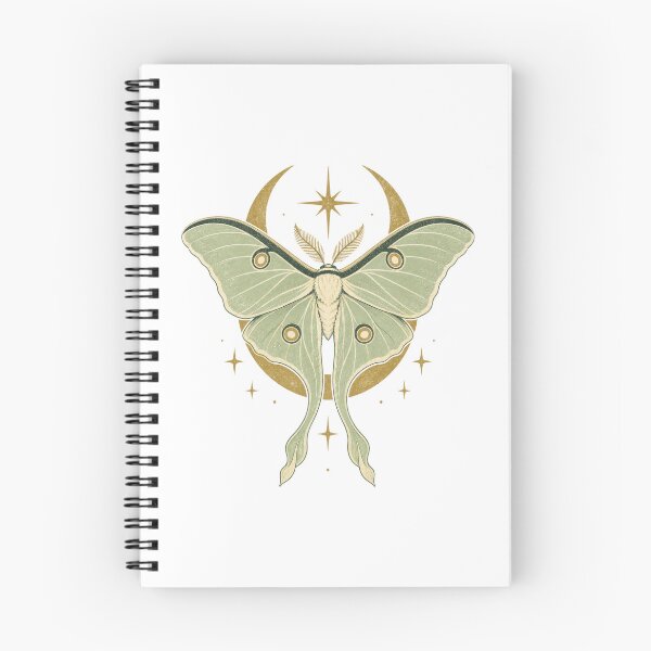 Item preview, Mystical Luna Moth Crescent Moon Celestial designed and sold by AntiqueImages.