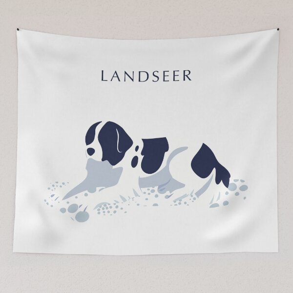 Item preview, Landseer Dog Chilling designed and sold by IvysCreativityHouse.