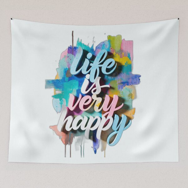Item preview, life is very happy designed and sold by Faisal  Shah.