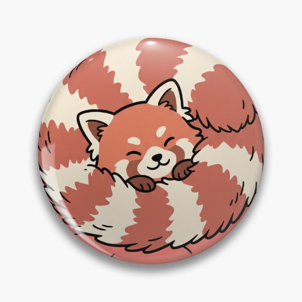 Item preview, Cute Sleeping Red Panda Cushion Pastel Aesthetic Pattern designed and sold by yPaladino432.
