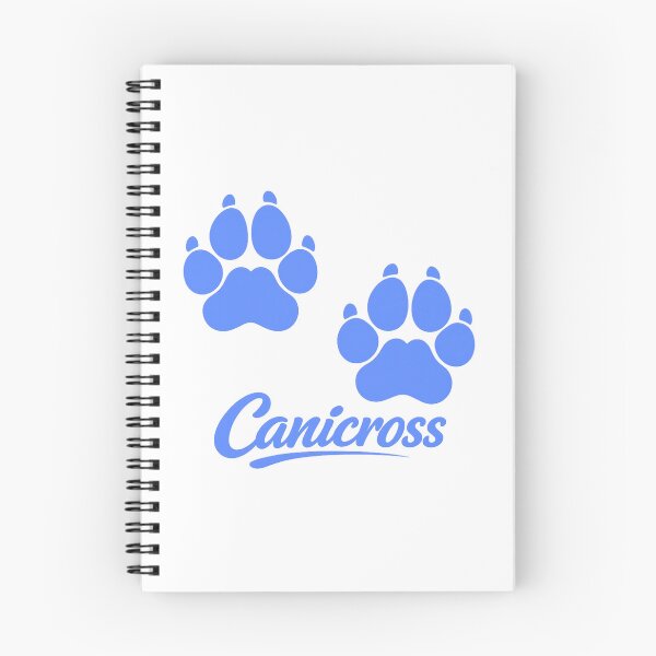 Item preview, Canicross – Blue Double Dog Paw Prints designed and sold by OTSC.