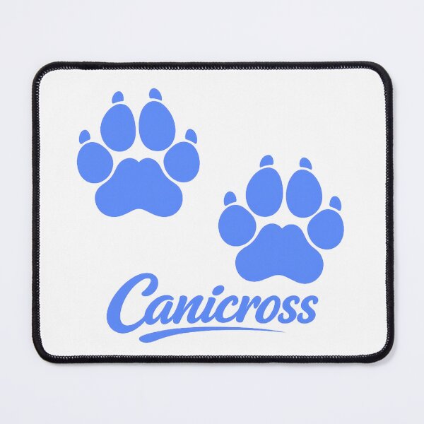 Item preview, Canicross – Blue Double Dog Paw Prints designed and sold by OTSC.