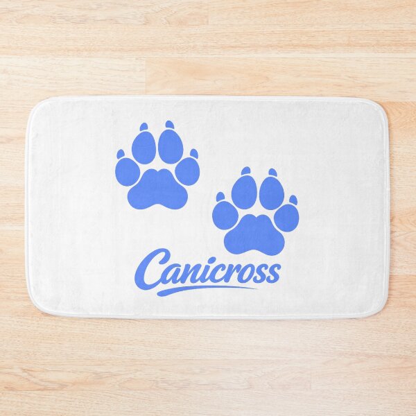 Item preview, Canicross – Blue Double Dog Paw Prints designed and sold by OTSC.