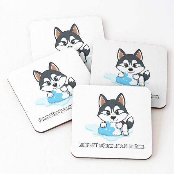 Item preview, Husky - Painted The Snow Blue Somehow - Funny Husky Gift designed and sold by pawdrops.