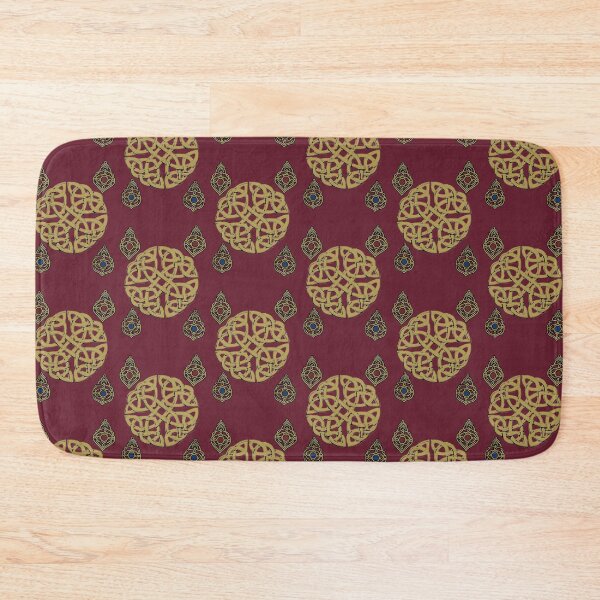 Item preview,  Golden Celtic Knot – Ornate Gemstone Sacred Pattern Rubi Red designed and sold by Macramellennias.