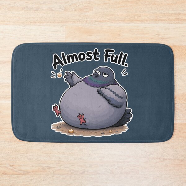 Item preview, Almost Full Funny Chubby Pigeon Cartoon Bird Sticker designed and sold by SimplePoDesign.