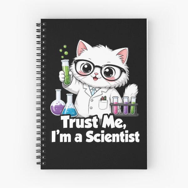 Item preview, Trust Me I'm a Scientist – Funny Kawaii Cat Scientist Meme designed and sold by Wennity.