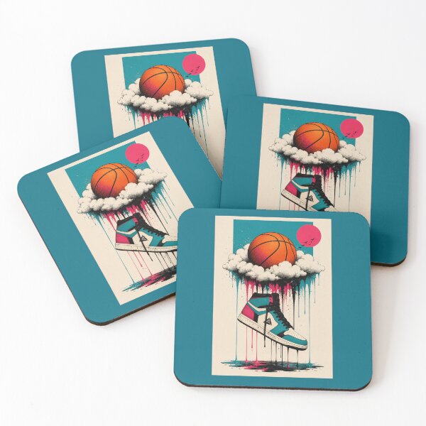 Item preview, Basketball - melting art designed and sold by AcornAndPebble.