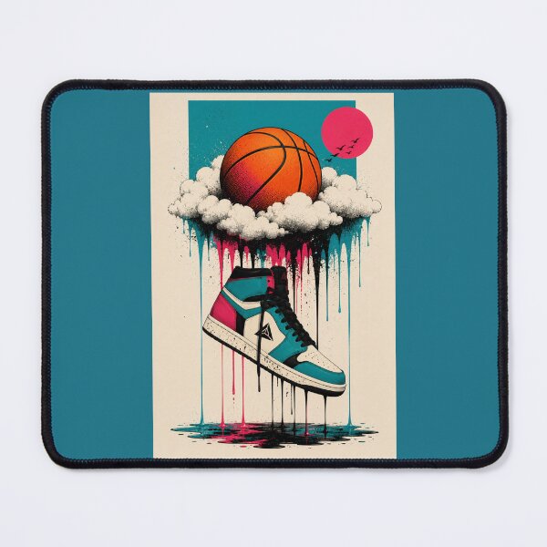 Item preview, Basketball - melting art designed and sold by AcornAndPebble.